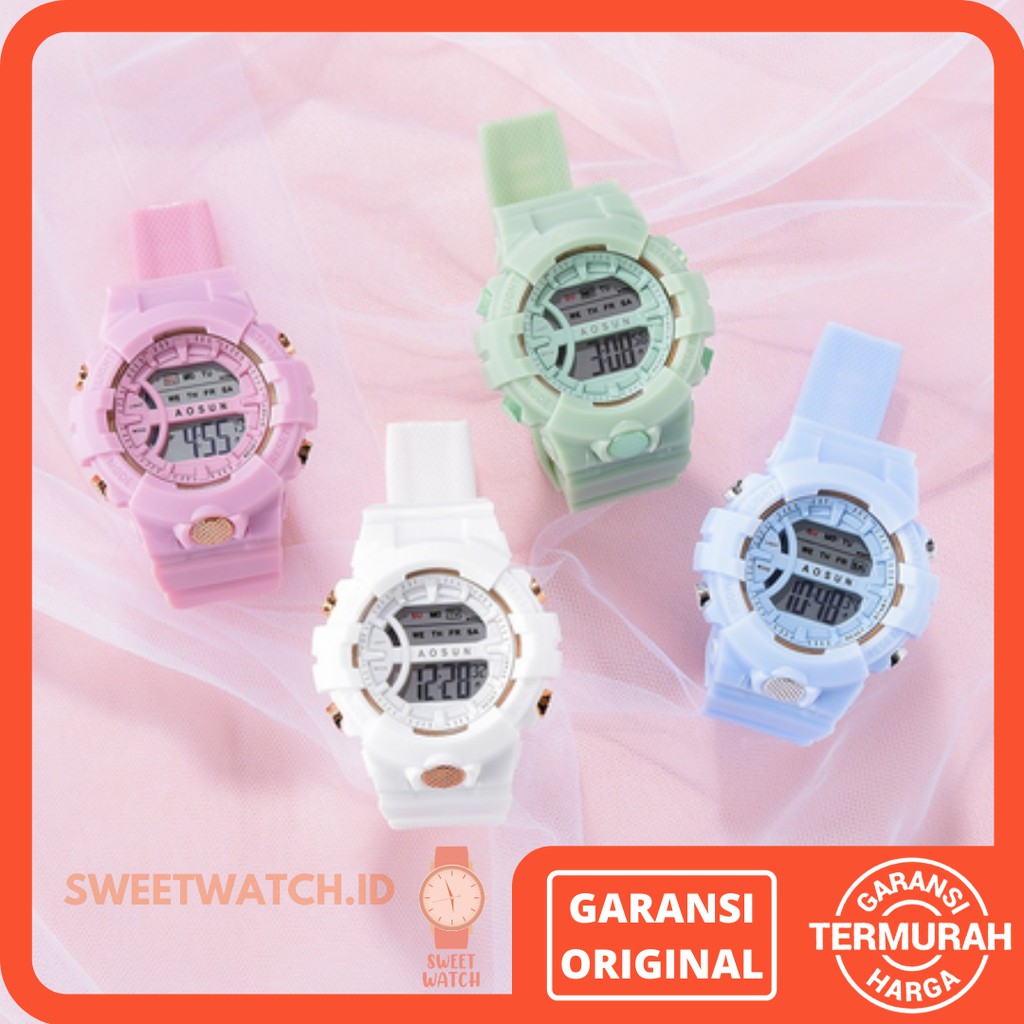 Jam Tangan Digital SW017 Cewek Jam Tangan Cewek Digital Jam Tangan Sport Jam Tangan Cewek Digital