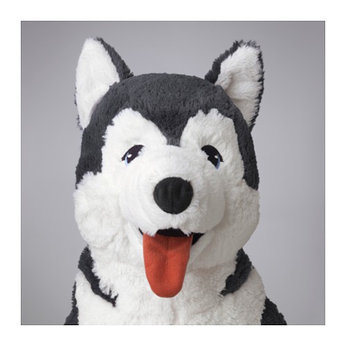 LIVLIG Boneka anjing siberian husky