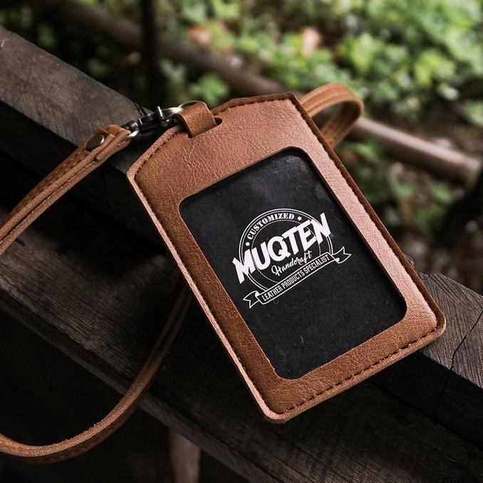 

BISA BAYAR DITEMPAT Name Tag ID Card Holder Patuk Kalung Premium ID Badge Leather HEMAT Kode 1226