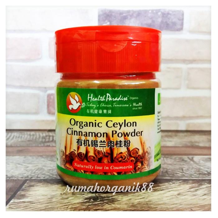 

Organic Ceylon Cinnamon Powder By Health Paradise 80g