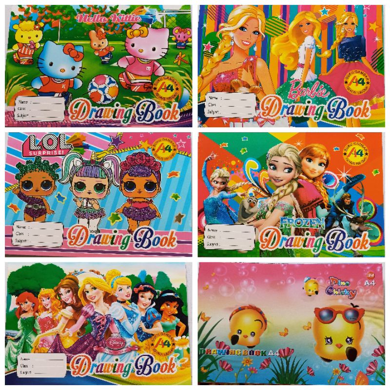 Buku gambar drawing book A4.-2