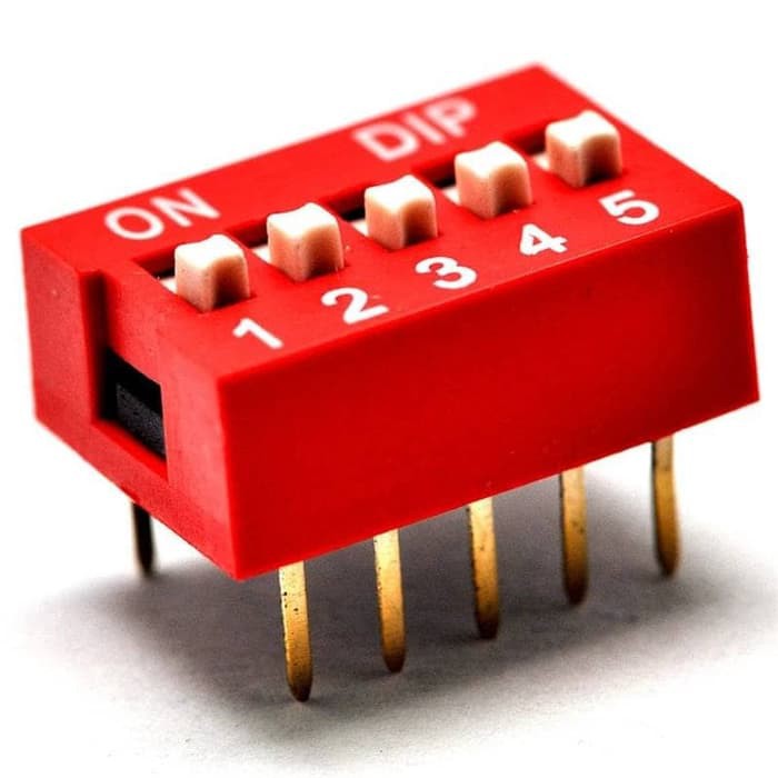 DS 5 Dip Switch 2.54mm 5P saklar DIL 5channel