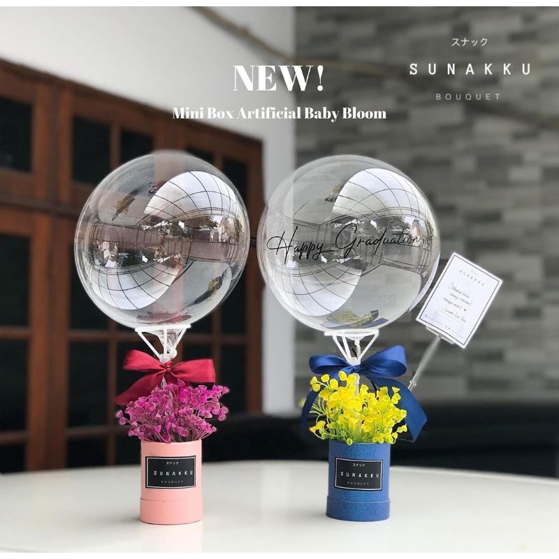 Emily Bloom Box | Sunakku Bouquet | Graduation Doll Hampers Hadiah Kado Wisuda Birthday bunga flower