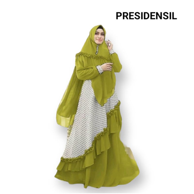 Set Gamis Cantik Wanita Terbaru Trend Busana Lebaran Wanita Dewasa Dress Syari Shopee Video Feed