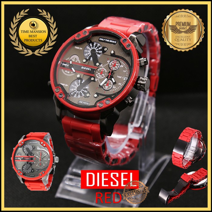 Diesel 3 Bar Super Premium - Jam Tangan Arloji Pria Analog DZ 7370 - O -