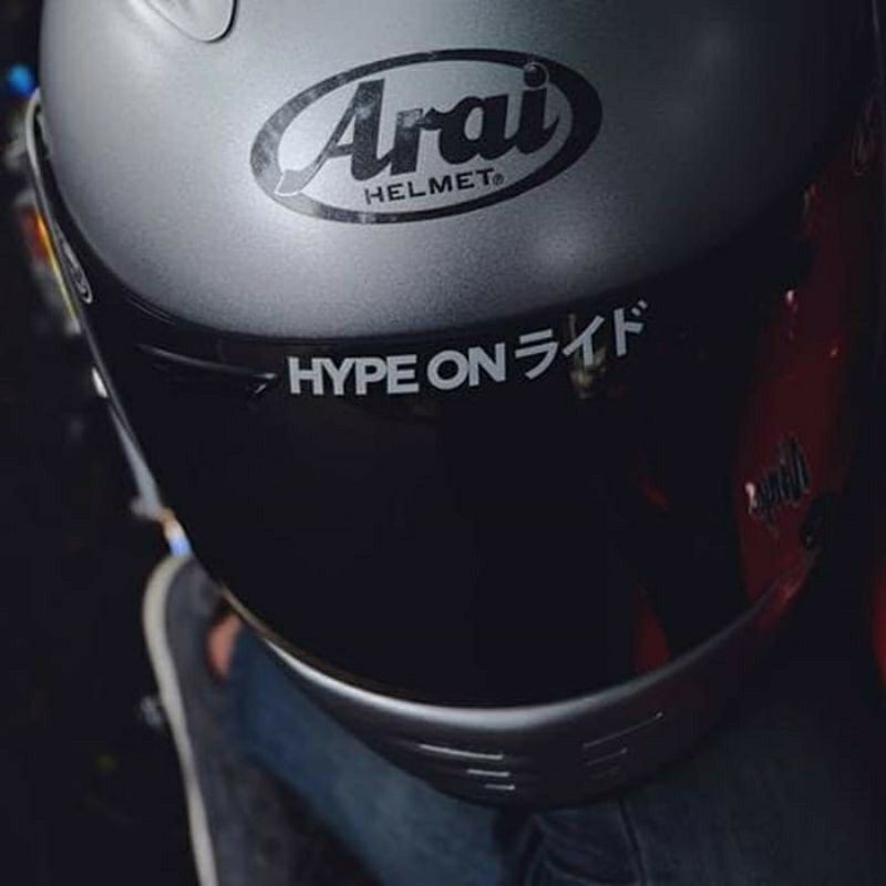 

Sticker Visor Helm Hype On Cutting