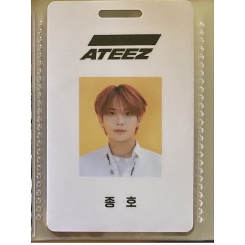 Id dan lanyard sg21 Jongho Ateez (booked)