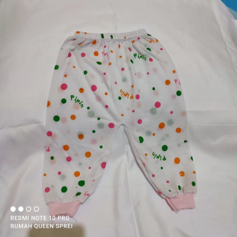 Harga Lusinan(12Pcs) Celana bayi murah Celana panjang putih dan warna usia 0-1 tahun Celana Panjang perempuan laki laki Murah