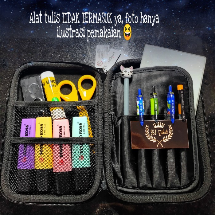 

Limited Tempat Pensil Kotak Pensil Smiggle Original 3D Planet Sequin Mirror Gilaa!!!