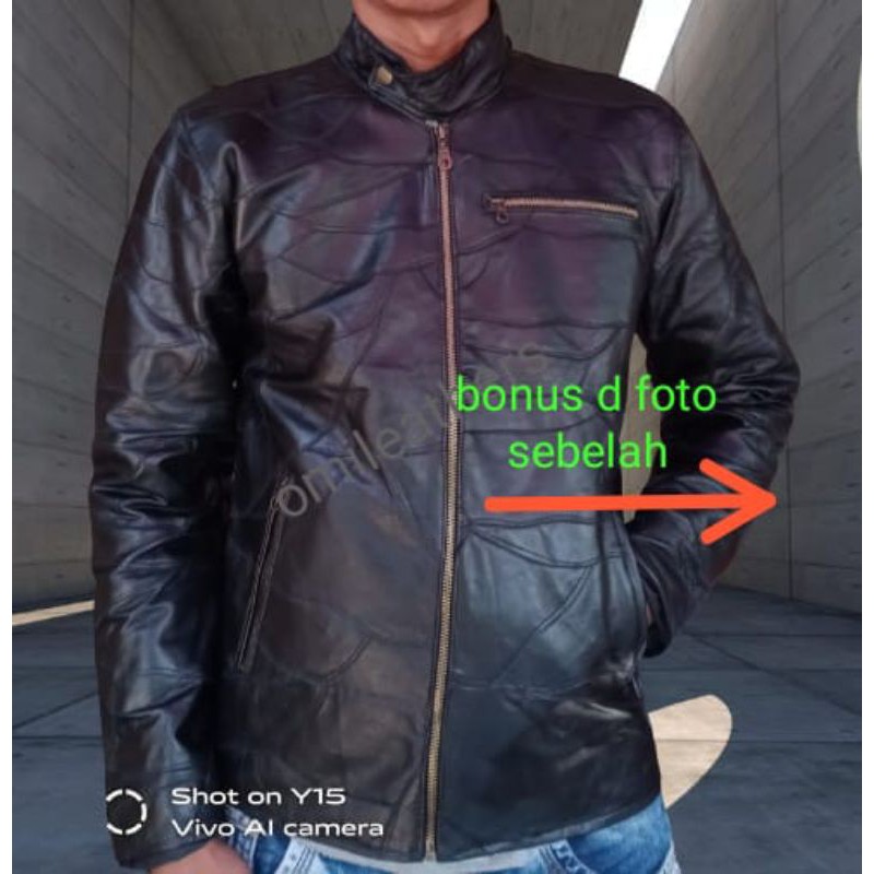 [JAKET KULIT ASLI]JAKET KULIT ASLI PRIA JAKET KULIT ASLI COWO JAKET KULIT ASLI LAKI LAKI SAMBUNGAN