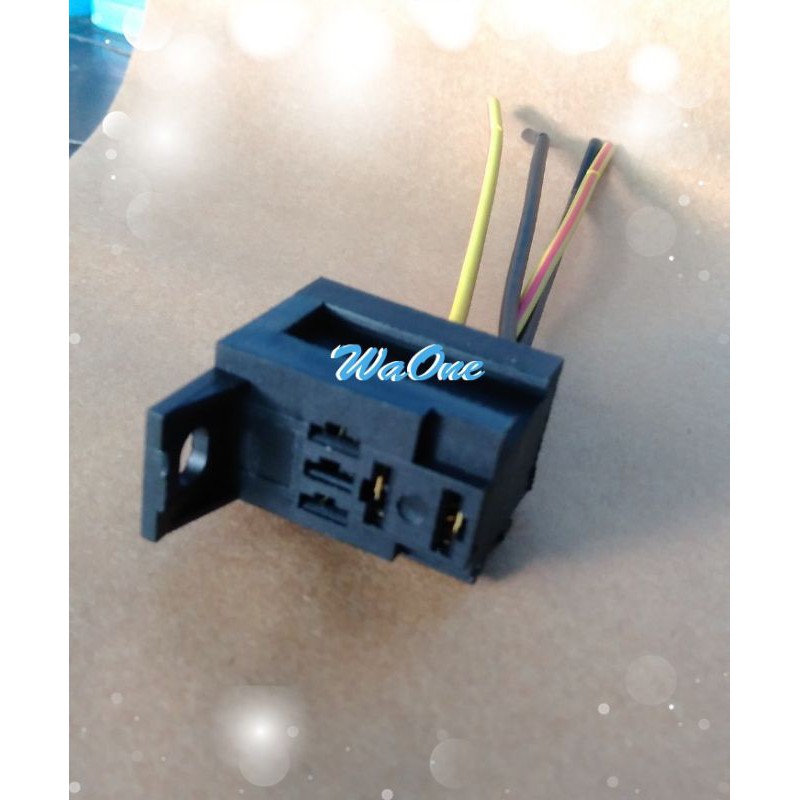 Socket Rumah Relay Mini 4 kaki 5 kaki double / single soket relay stater ACG