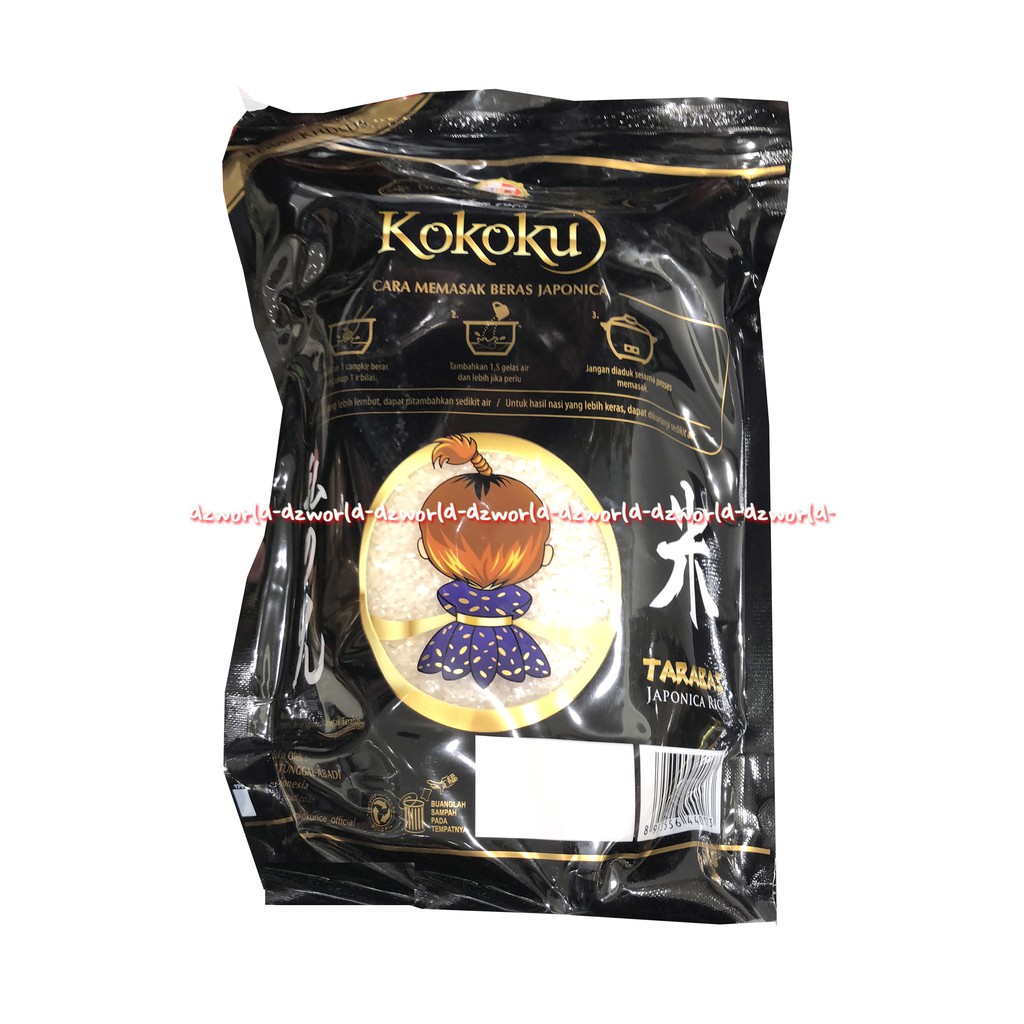 Kokoku Tarabas Japonica Rice Beras Jepang 2 Kg Koko Ku Bras