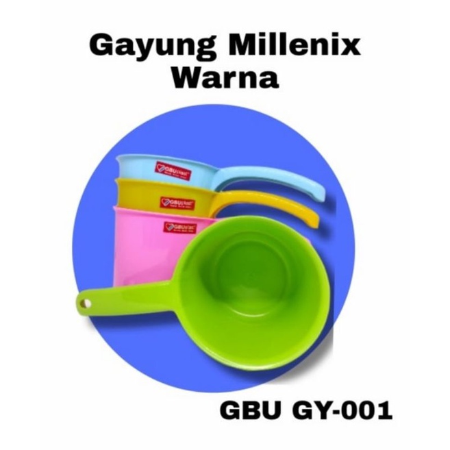 GBU Plast Gayung Millenix Warna Air mandi