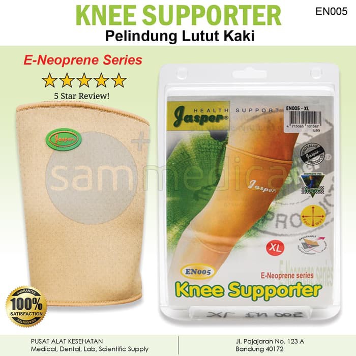 Medica - Jasper Knee Support With E Neoprene EN   005   Pelindung Lutut Kaki