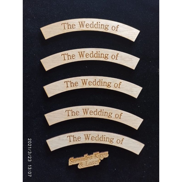 THE WEDDING GRAFIR PLYWOOD