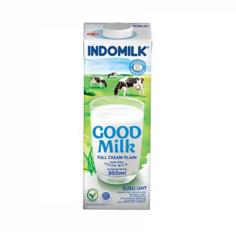 

Indomilk Uht Full Cream/Coklat 950ml