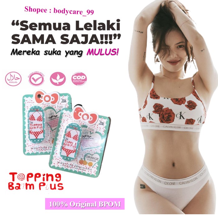 Topping Toping Balm Plus Original Thailand Obat Cream Krim Deodorant Pemutih Pencerah Selangkangan