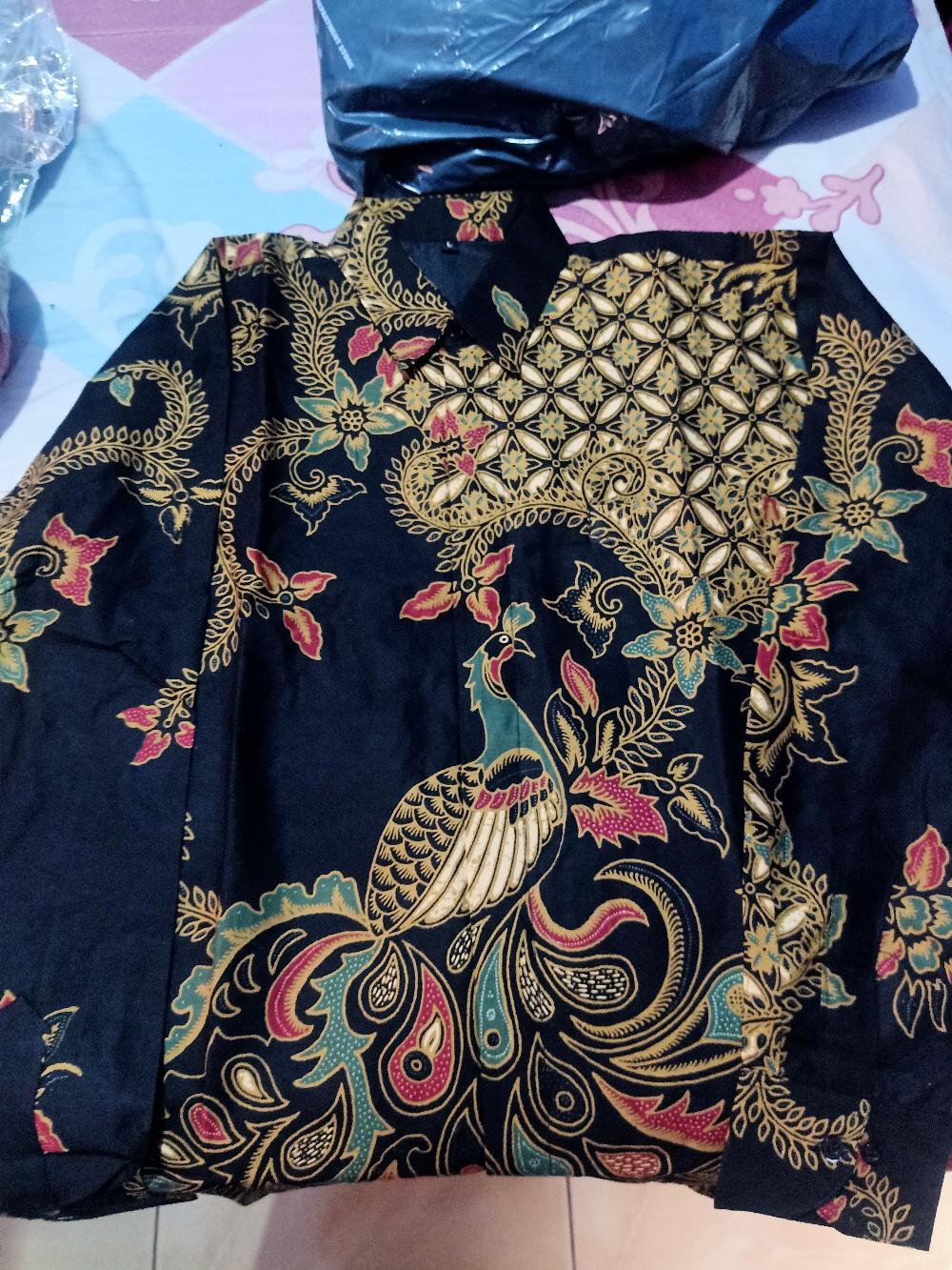 Tri Tungga Cabut Sogan Kemeja Batik Pria Katun Cabut Primisima Full Furing