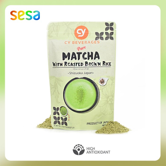 

CY BEVERAGES PURE MATCHA WITH ROASTED BROWN RICE 100GR