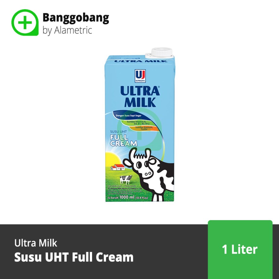

Ultra Milk Susu UHT Full Cream 1 Liter - Banggobang