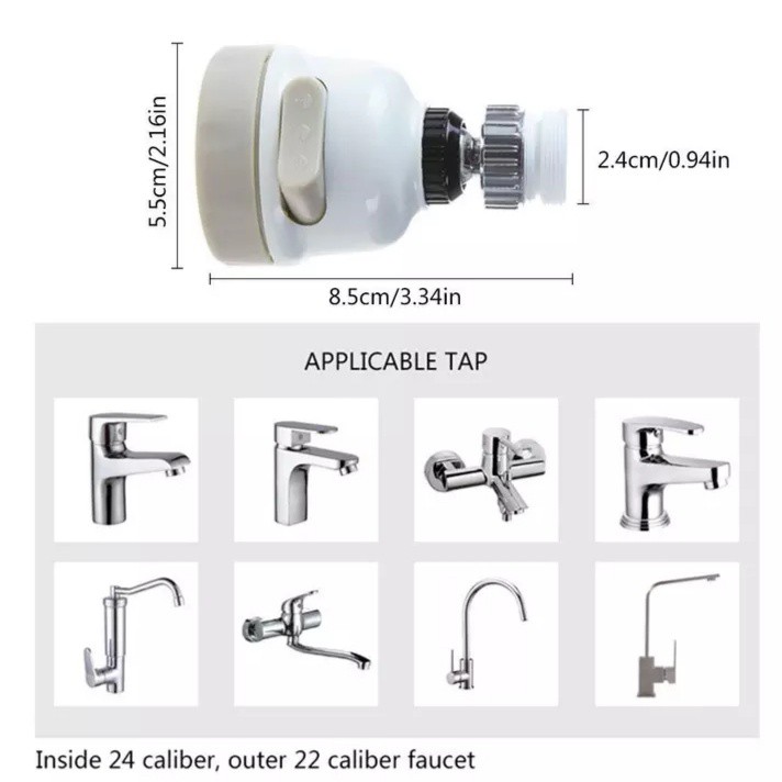 KUP - COD MURAH SPRAY FLAZZ - KEPALA KRAN AIR FLEKSIBEL - BISA MENGHASILKAN 3 MODE SEMPROTAN AIR