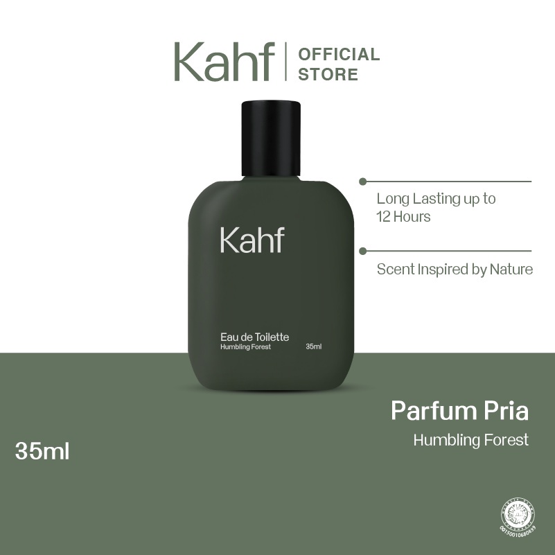 Kahf Humbling Forest &amp; Invigorating Waterfall Eau De Toilette Pack 35 ml x 2 pcs BISA COD