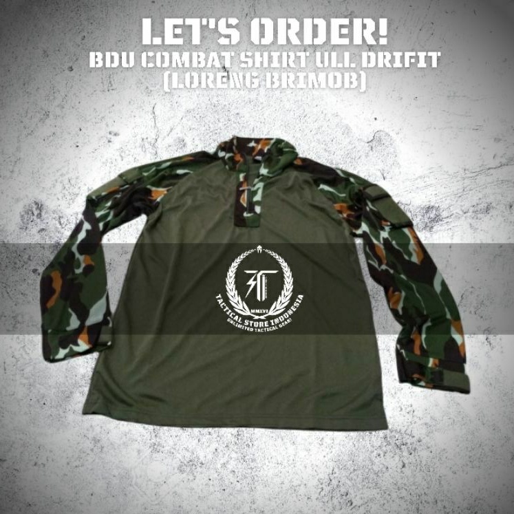 BDU Combat Shirt Loreng Brimob