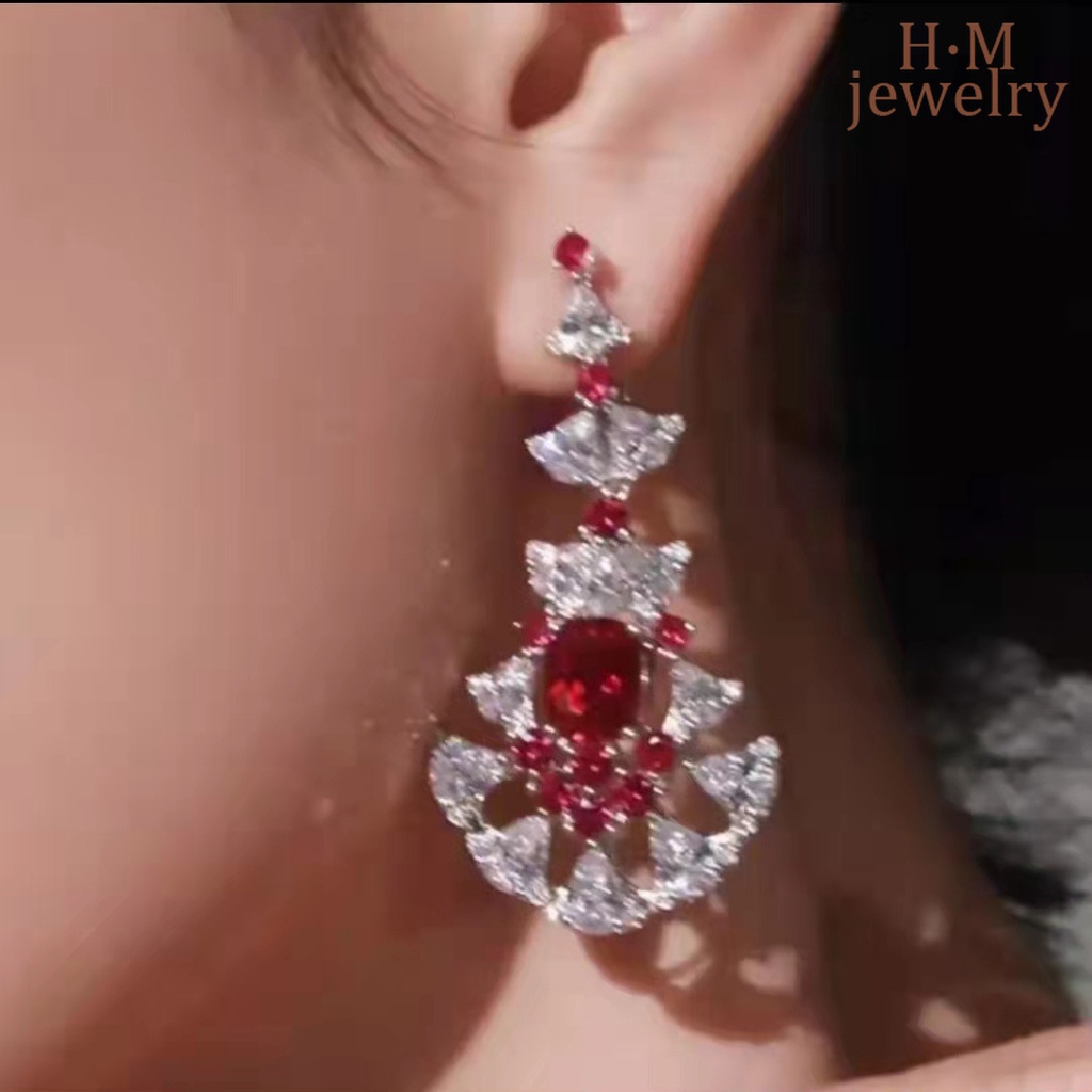 Anting Ruby Panjang