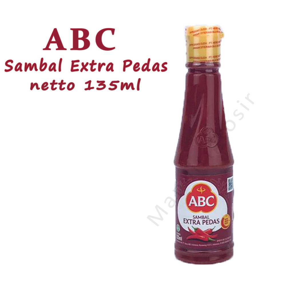 SAMBAL * EXTRA * PEDAS * ABC * 135ML * BOTOL