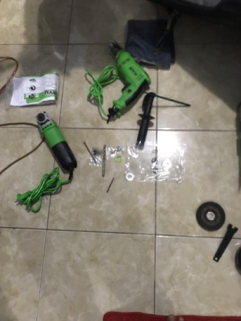 Promo Paket Gerinda Ryu + Bor Ryu 13mm Komplit