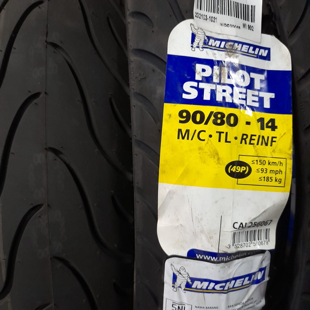 Ban motor matic Michelin Pilot Street 90 80 14 tubeless beat mio vario