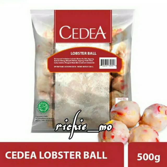 

Cedea Bakso Lobster 500gr - Lobster Ball