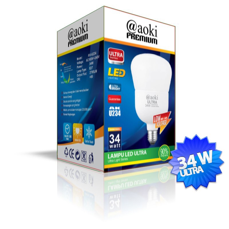 

AOKI Lampu led ultra 34w ak U234