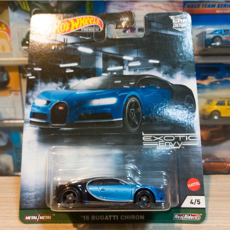 HOT WHEELS 16 BUGATTI CHIRON - EXOTIC ENVY - PREMIUM