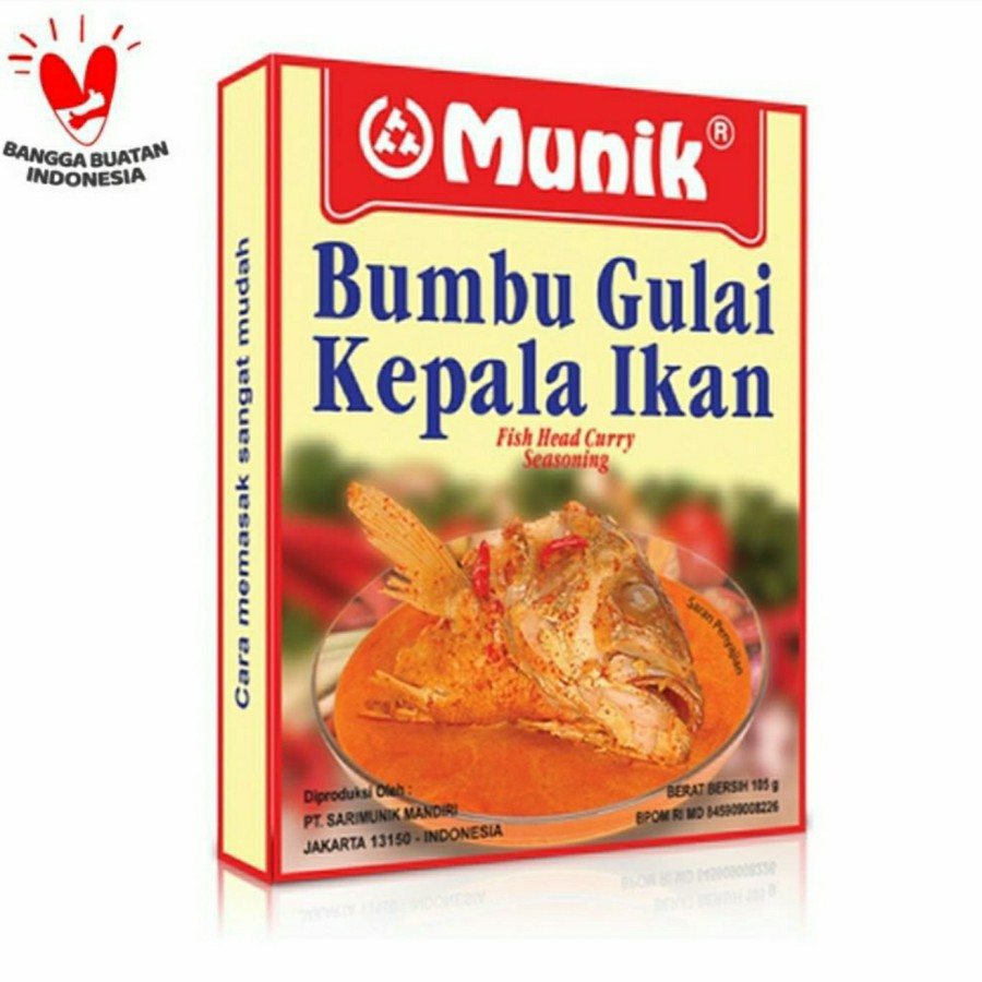 

Munik Bumbu Gulai Kepala Ikan 105g