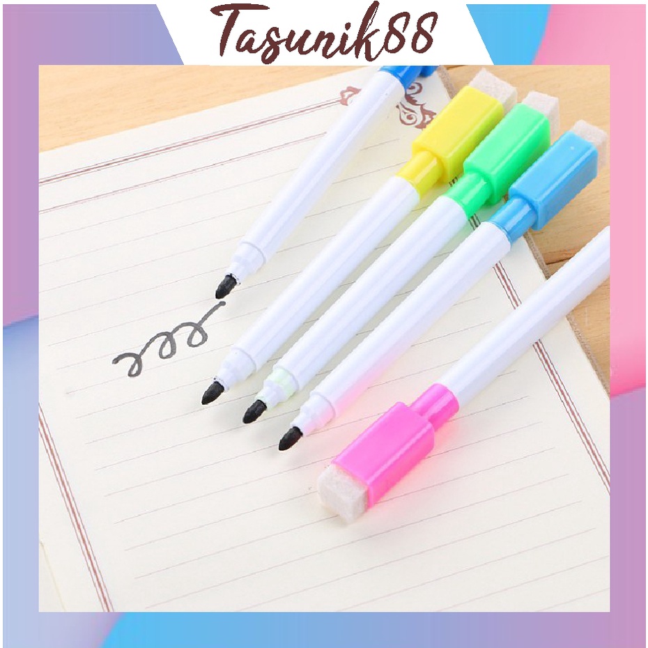 

⭐TasUnik88⭐ S001 Spidol Sepidol Magnet Papan Tulis White Board Kecil Mini Mewarnai Warna Warni Penghapus Wipe And Clean Ban Whiteboard