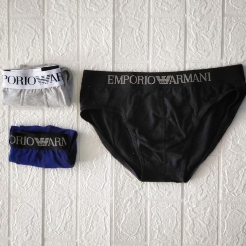 [IMPORT]Celana Dalam Pria segitiga Underwear Katun Sutera Terbagus Branded Original Mens Gay