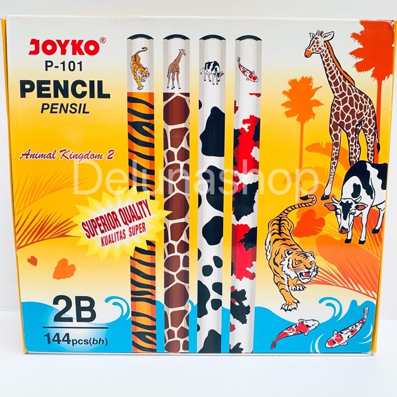

Pensil 2B JOYKO P-106 P-99 P-101 Animal Kingdom (12pc)