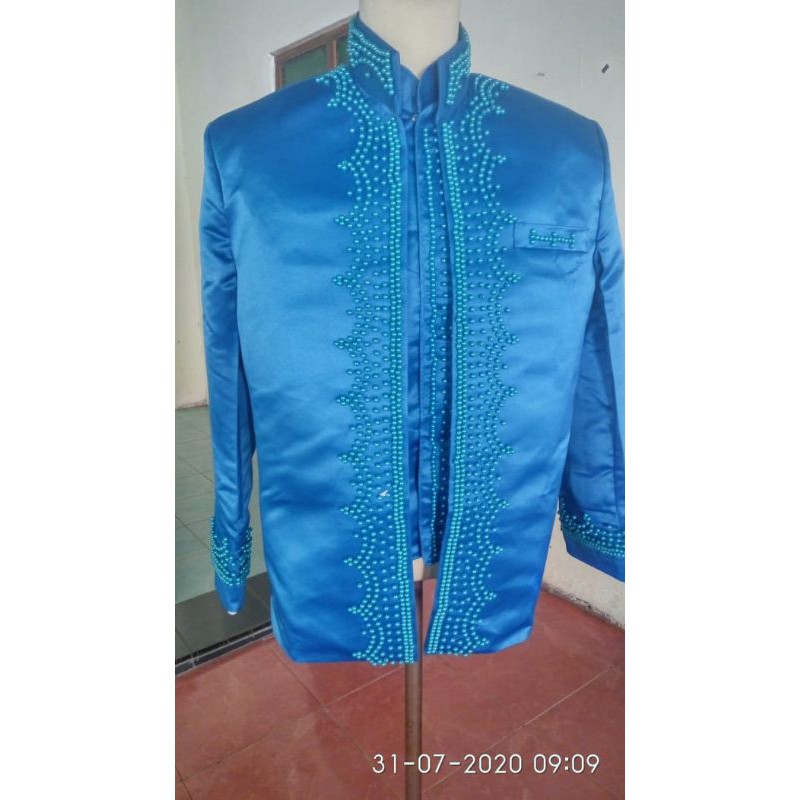 Asraf Set Celana Peci Bahan BRIDAL Baju Pengantin Pria Sunda