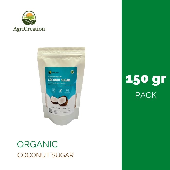 

Agricreation Gula Kelapa Organik 150gr / Organic Coconut Sugar 150gr / Gula Semut Kelapa 150gr / Gula Merah Organik / Gula Jawa Organik