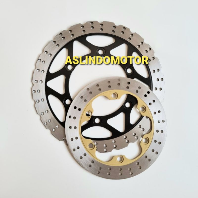 Piringan Cakram Piring Cakram Depan Belakang Ninja 150RR/150 RR (PAKET)