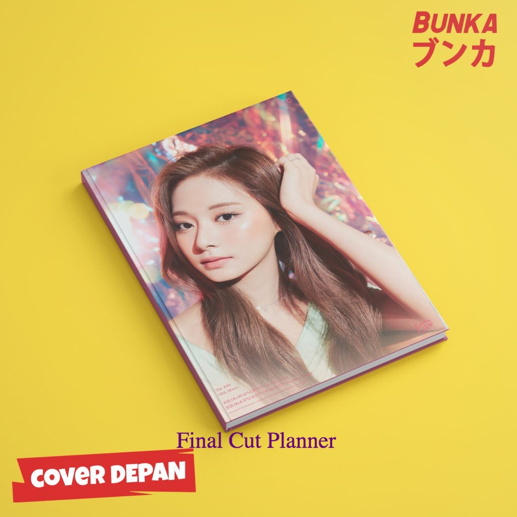 

buku tulis polos/bergaris KPOP Twice Taste Of Love Tzuyu Hardcover A5 Buku Tulis Catatan Notes Agenda Planner Jurnal