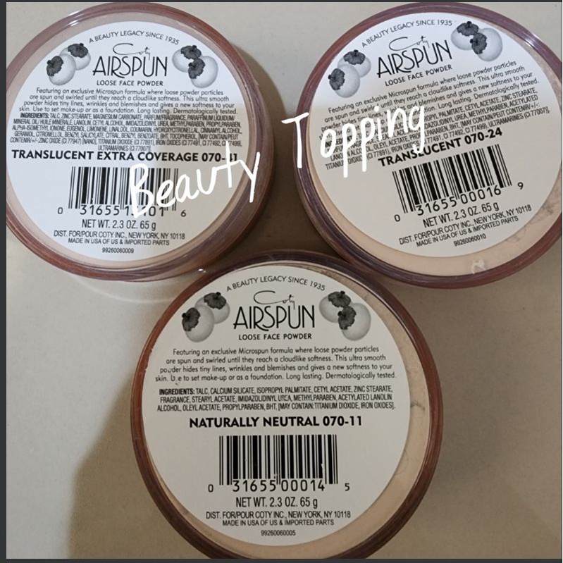 Coty Airspun Loose Face Powder