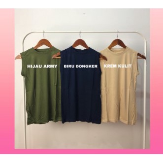 BAJU MANSET WANITA POLOS LENGAN BUNTUNG MANSET BAJU BAHAN SPANDEK JERSEY BB 40 - 85kg MANSET BUNTUNG WANITA