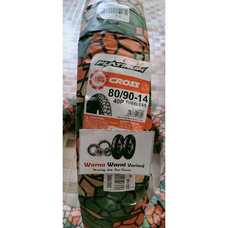 Ban Motor CORSA Platinum CROSS S 80 / 90 ring 14 TUBELESS