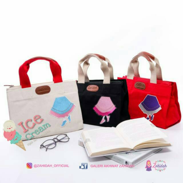 Tas ice cream zahidah original