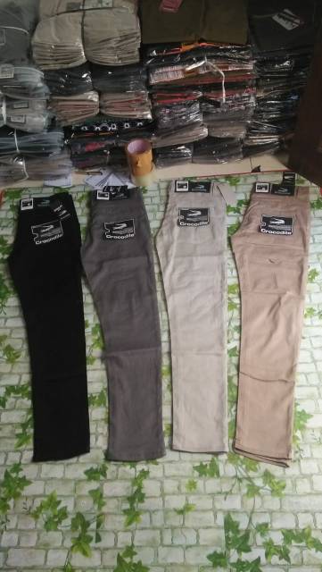 CHINOS PANJANG ori Twill Combad Crocodile