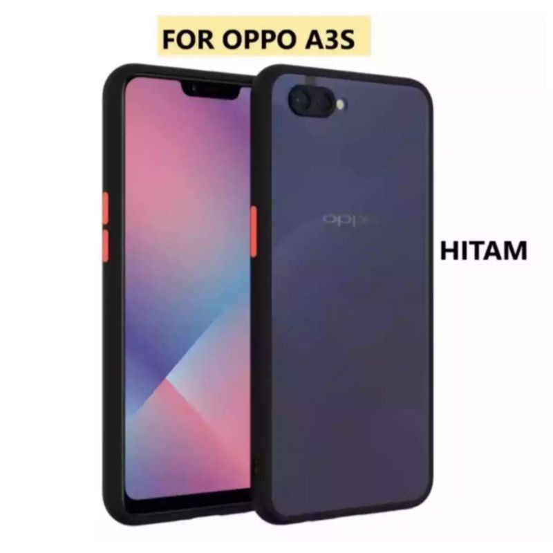 CASE Oppo A3S softcase Casing premium New pelindung camera 360