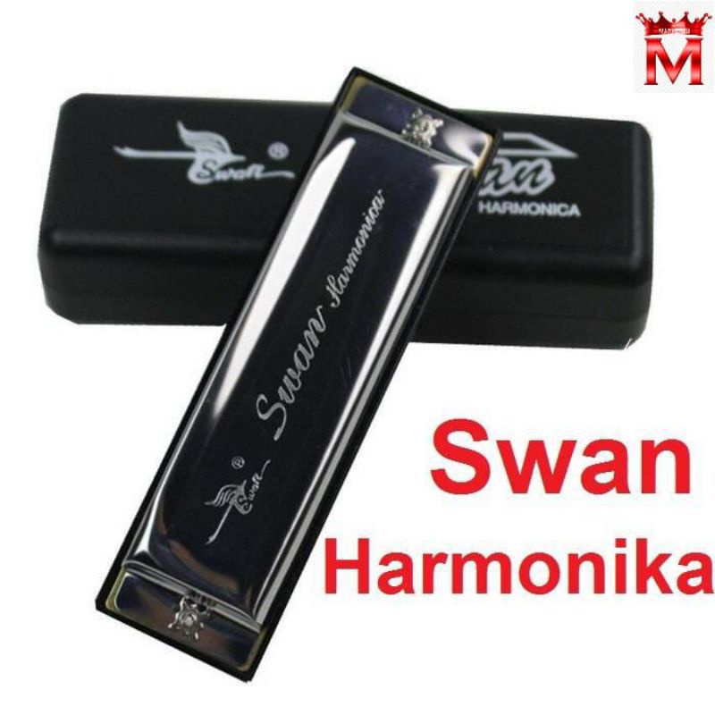 Harmonika Swan 10 Lubang Nada C Harmonika 10 Hole Diatonik Blues Jazz Rock