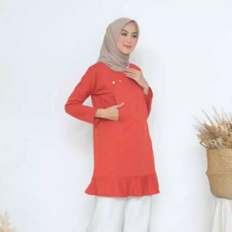Tunik ruffle tunik